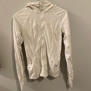 Lululemon white zip up